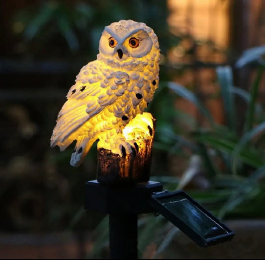 Owl Solar LED Sculpture Garden Decoration