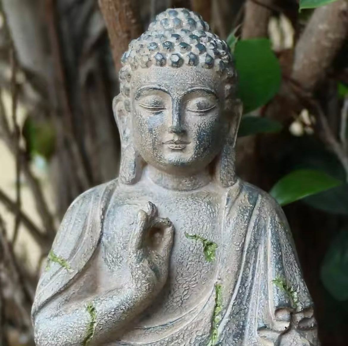 Buddha Meditating Sculpture Garden Decoration