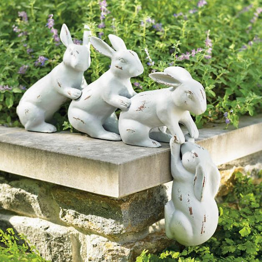 Saved By A Hare Bunny Sculpture