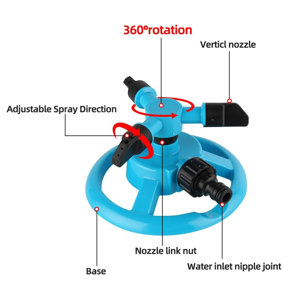 360 Degree Rotating Lawn Sprinkler