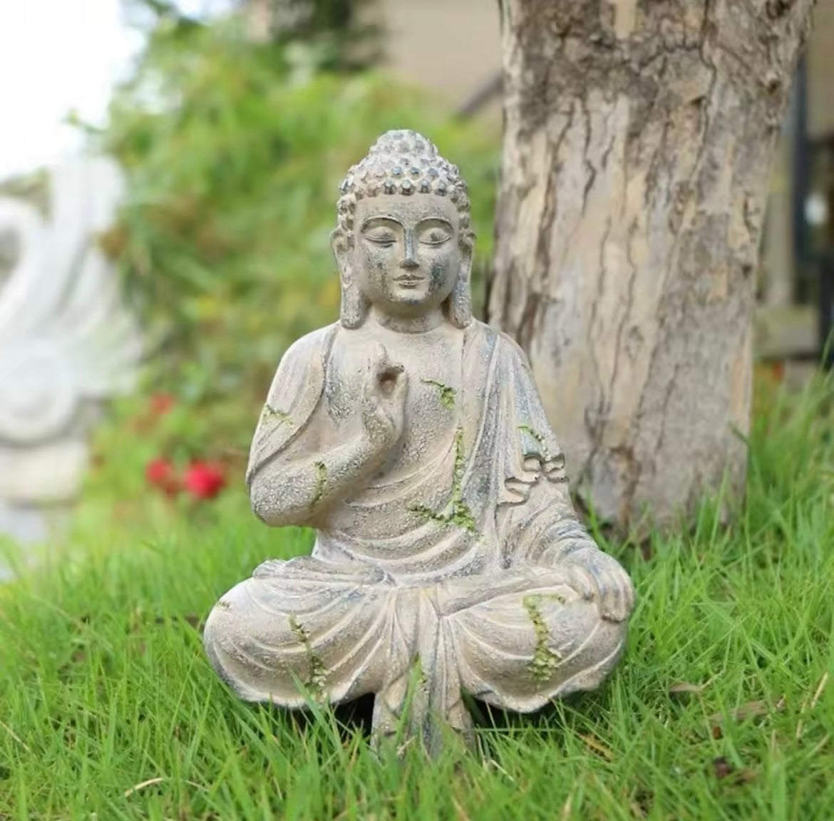 Buddha Meditating Sculpture Garden Decoration