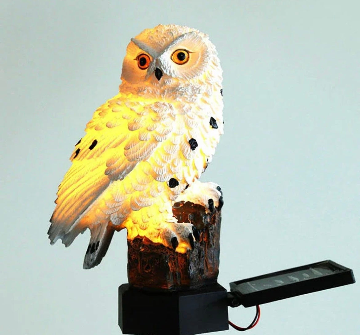 Owl Solar LED Sculpture Garden Decoration