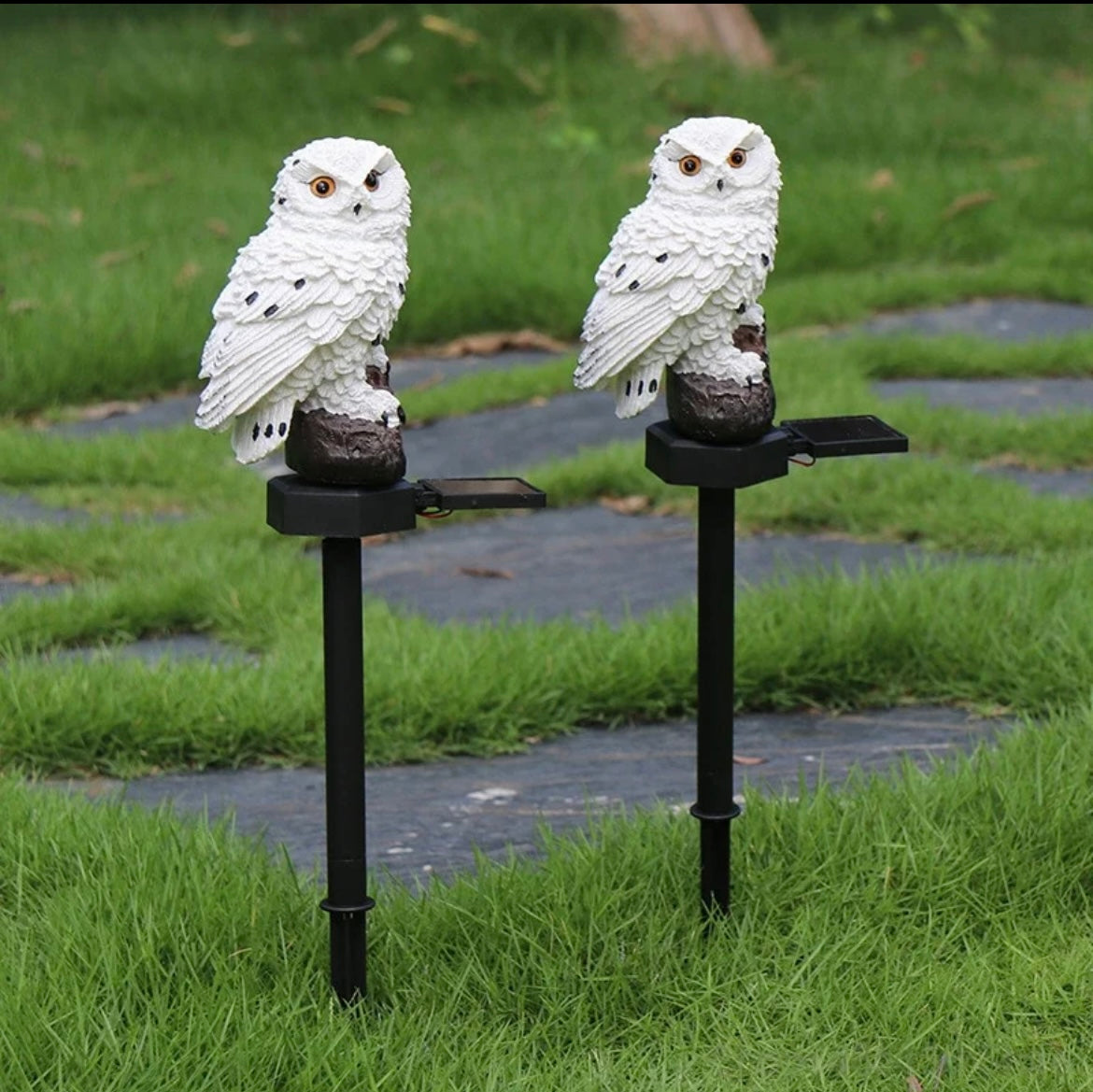 Owl Solar LED Sculpture Garden Decoration