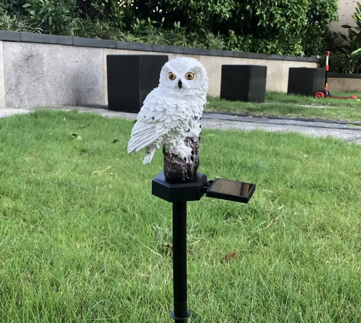 Owl Solar LED Sculpture Garden Decoration