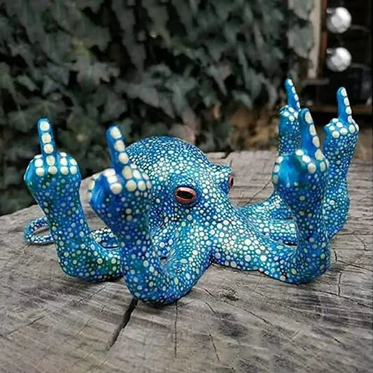 Glowing Ocean Octopus Statue