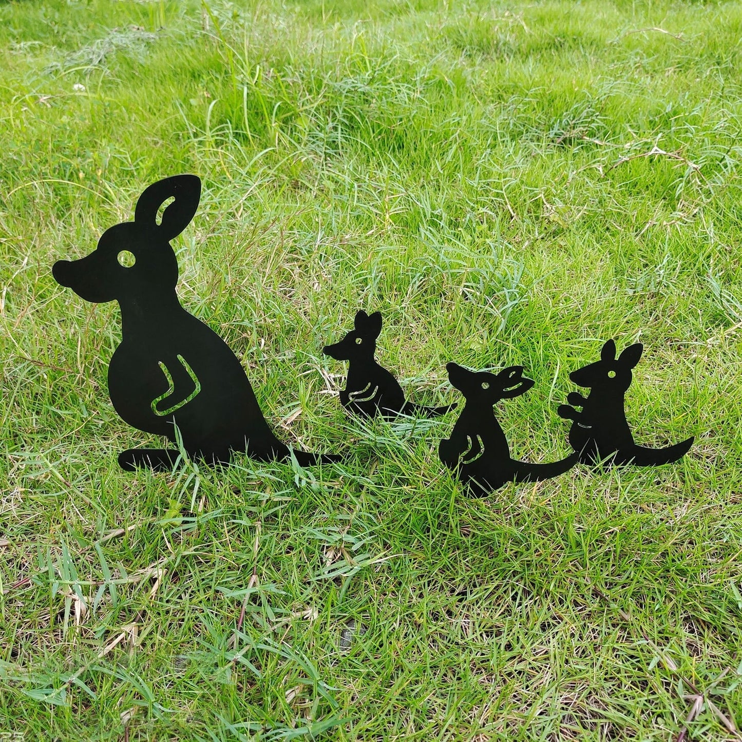 Metal Art - Kangaroo Family