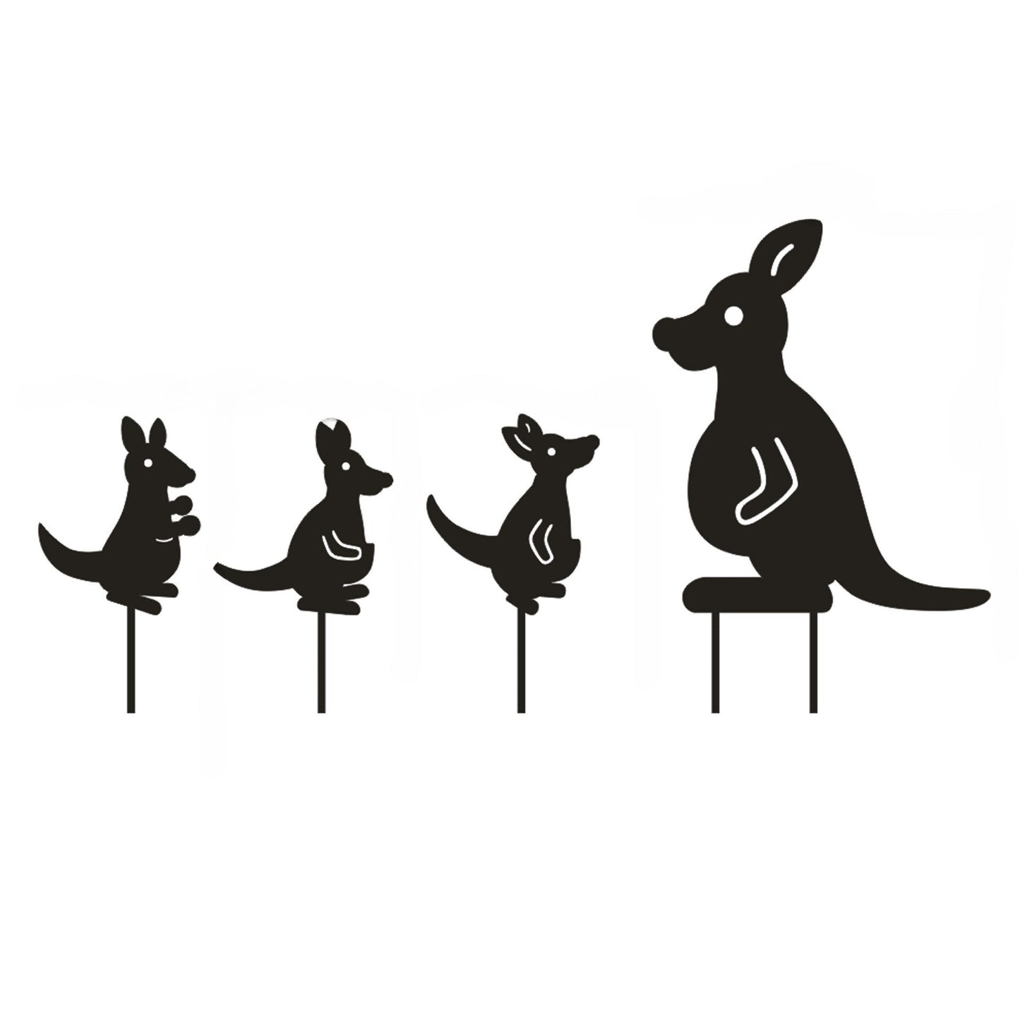 Metal Art - Kangaroo Family