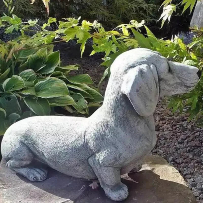 Dachshund Sculpture Garden Decoration