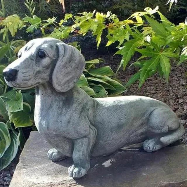 Dachshund Sculpture Garden Decoration