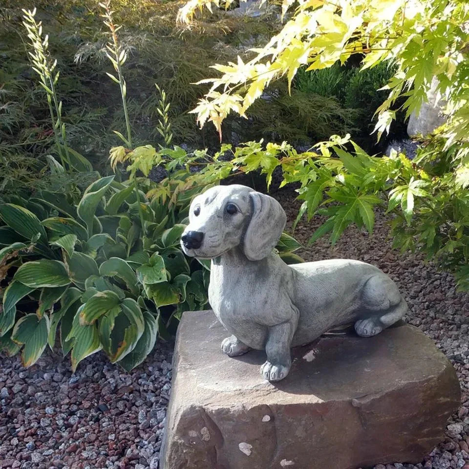 Dachshund Sculpture Garden Decoration