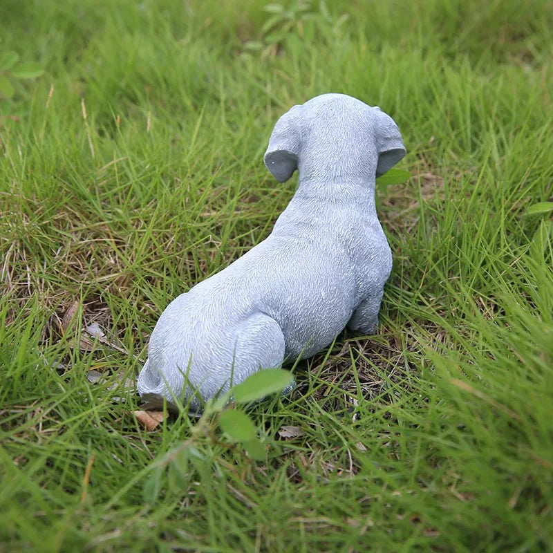 Dachshund Sculpture Garden Decoration