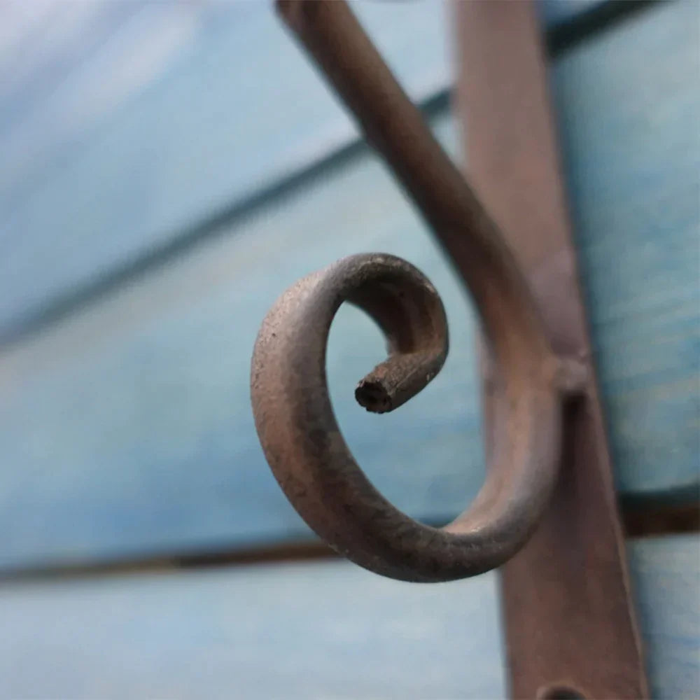 Retro Cast Iron Flower Pot Hanger With Bird