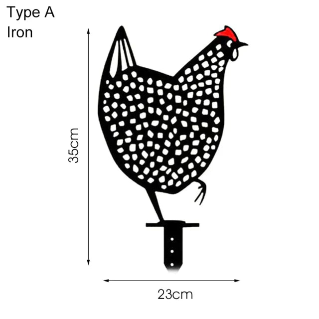 Metal Art - 5pcs Cute Chicken Set