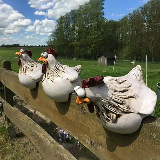 Hanging Chicken Garden Decoration