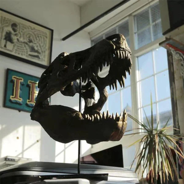 T-Rex Fossil Skull Decor