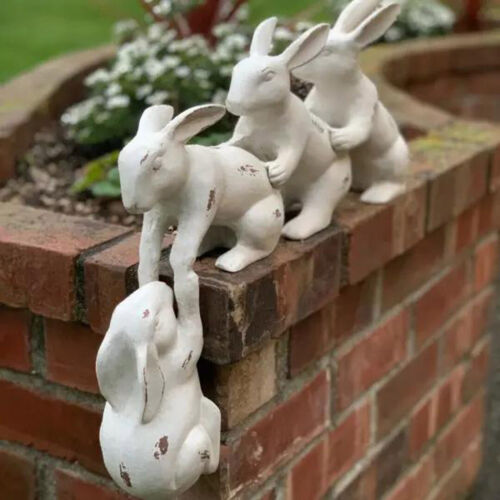 Saved By A Hare Bunny Sculpture